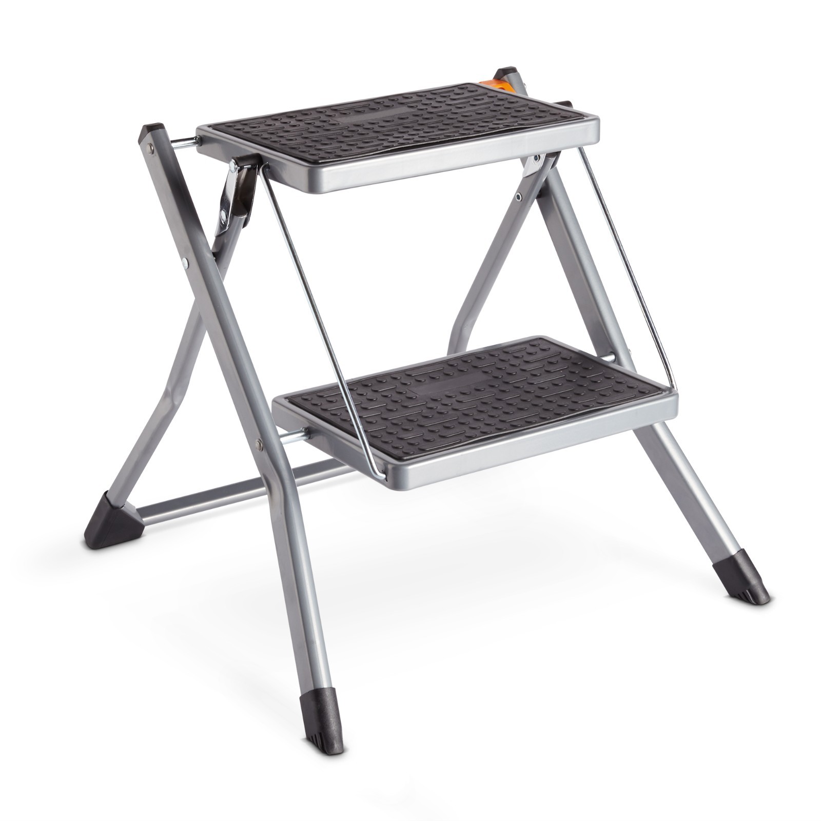 VonHaus 2-Step Stool with Anti Slip Feet for Home, Kitchen, Garage