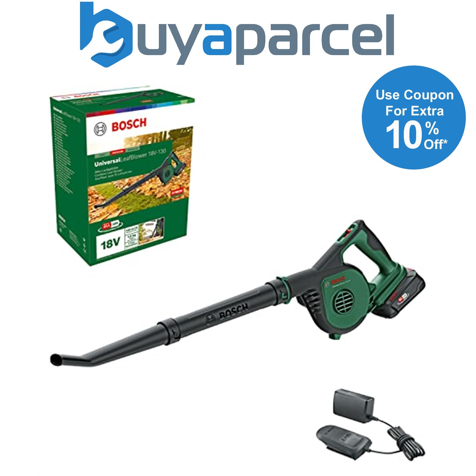 Bosch 18v Cordless Leaf Blower UniversalLeafBlower 18V-130 1x 2.5Ah Battery