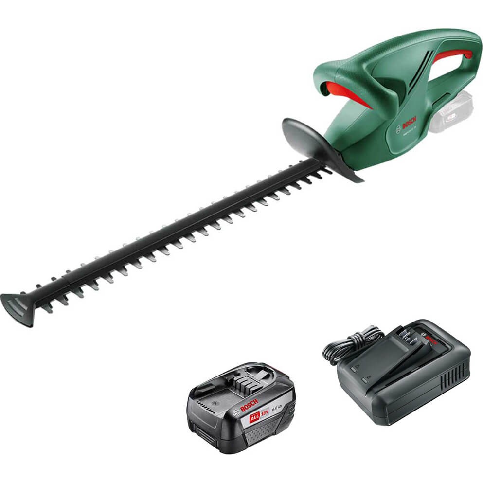 Bosch EASYHEDGECUT 18-45 P4A 18v Cordless Hedge Trimmer 450mm 1 x 6ah Li-ion