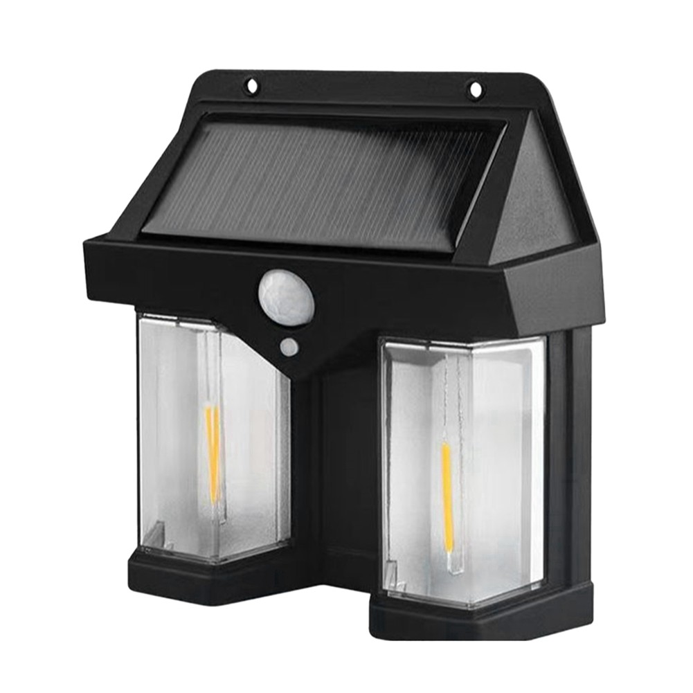 3X(Outdoor Solar Wall Lamp Outdoor Dual-Core Solar Induction Lamp, Motion8276