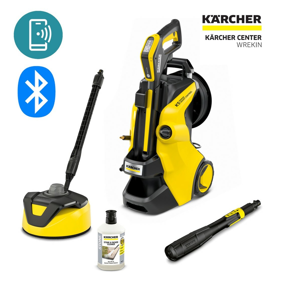 Kärcher K5 Premium Smart Control Plus Home Pressure Washer 1.324-674.0 BLUETOOTH