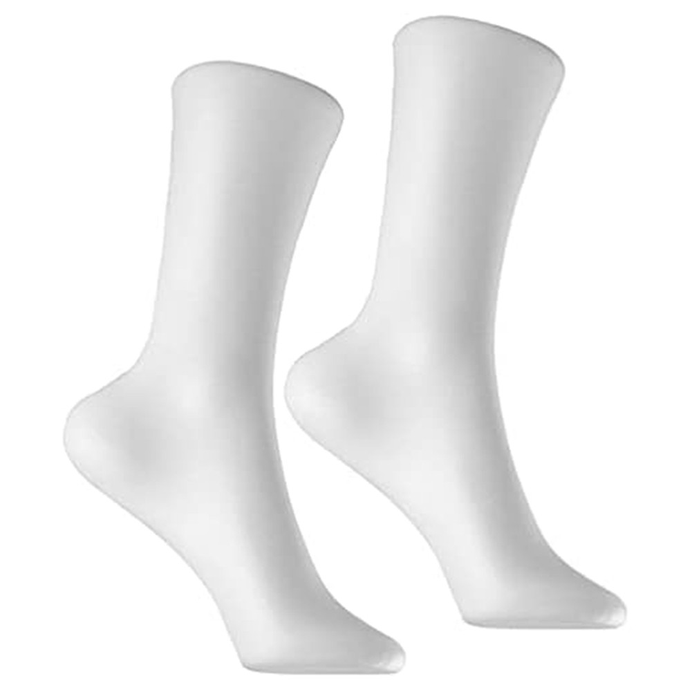 3X(2 Pcs Mannequin Foot Sock Model Female Foot Sock Display Short Stocking4815