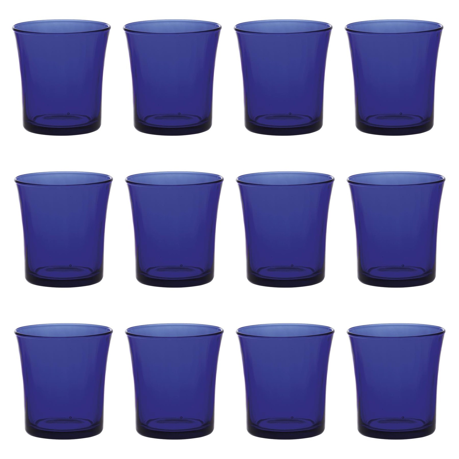 12x Duralex Lys Tumbler Glasses Water Whiskey Drinking Cup Set 210ml Sapphire