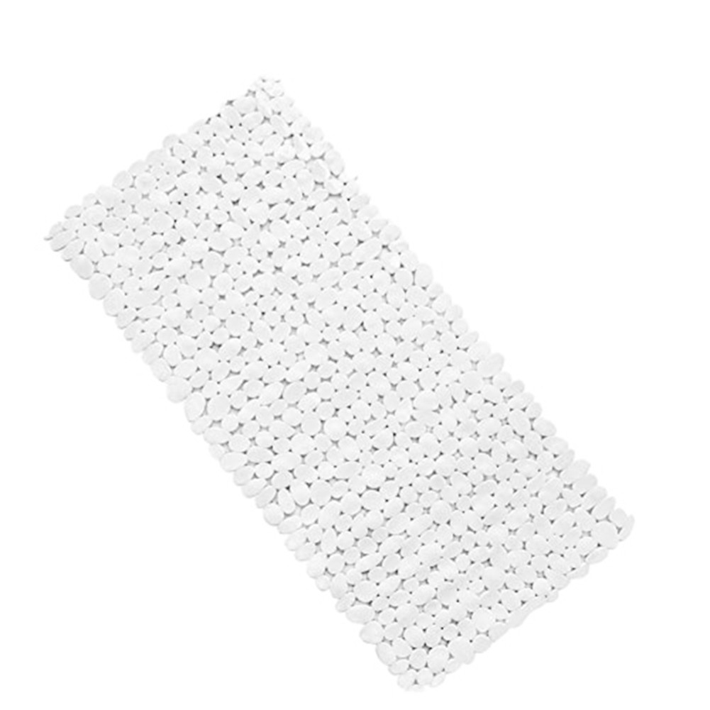 PVC Bath Mat for Bathtub to -Slip Bathtub Mat in Shower (White) A1P35274