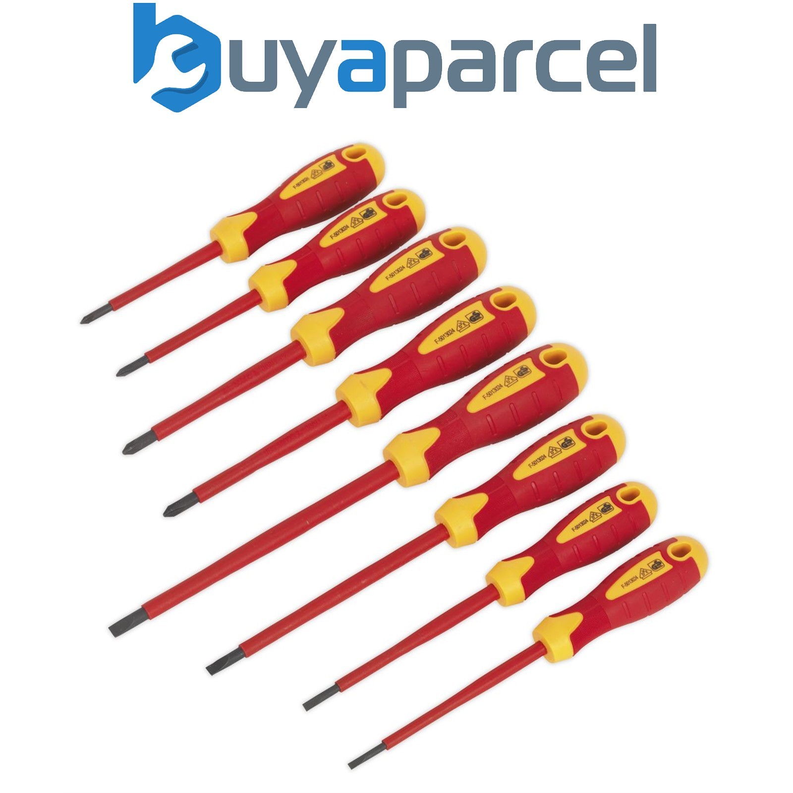 Sealey AK6124 Premier Screwdriver Set 8pc - VDE Approved