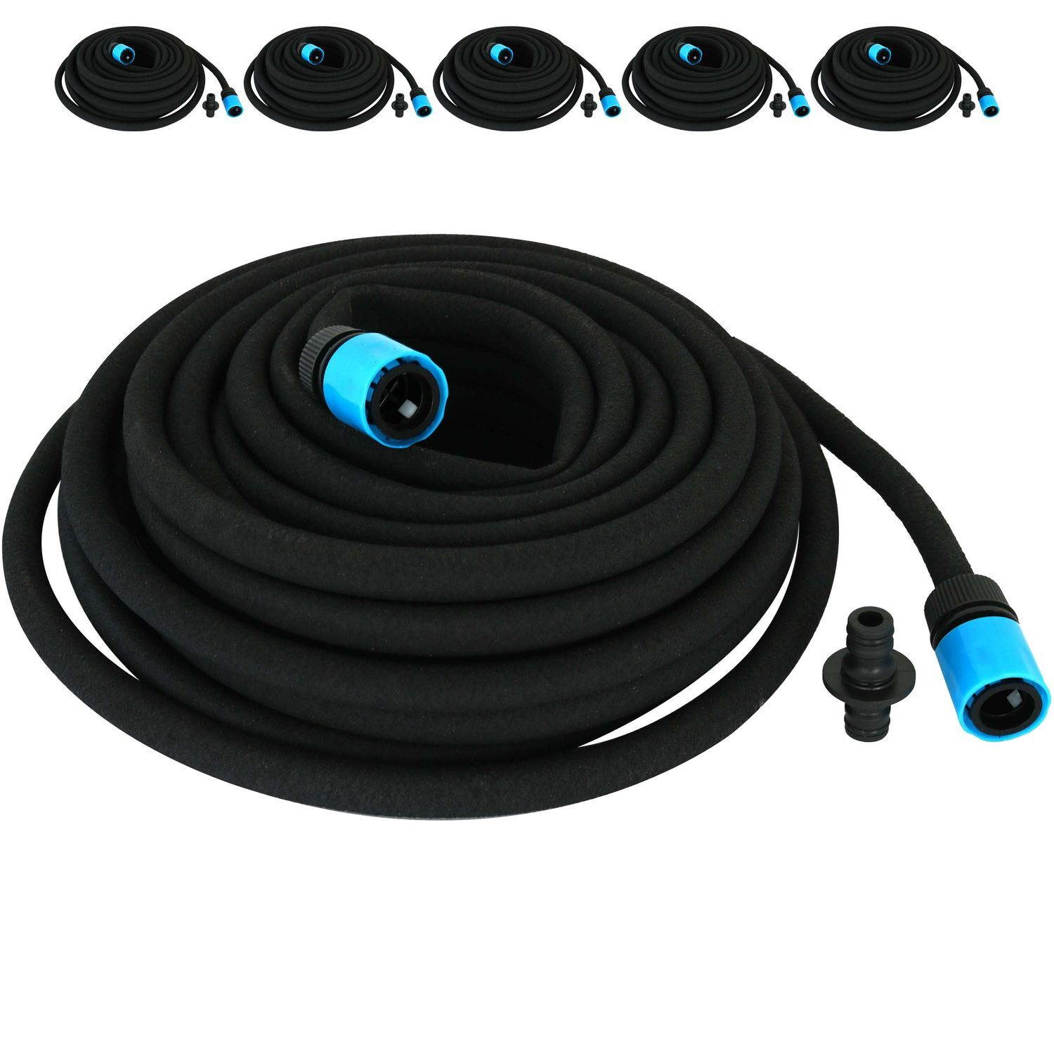 6X Pearl Hose Black 15M Irrigation Hose Drip Hose Garden Hose