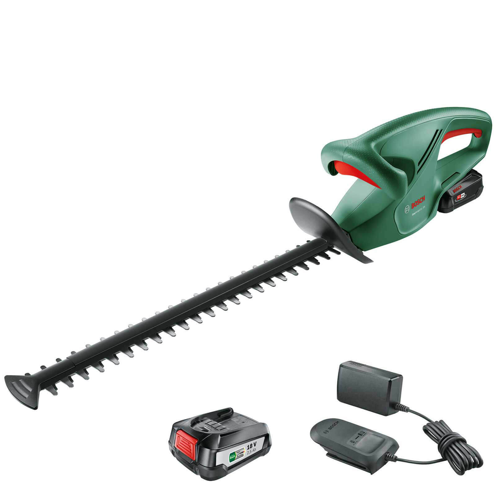 Bosch EASYHEDGECUT 18-45 P4A 18v Cordless Hedge Trimmer 450mm 2 x 2ah Li-ion