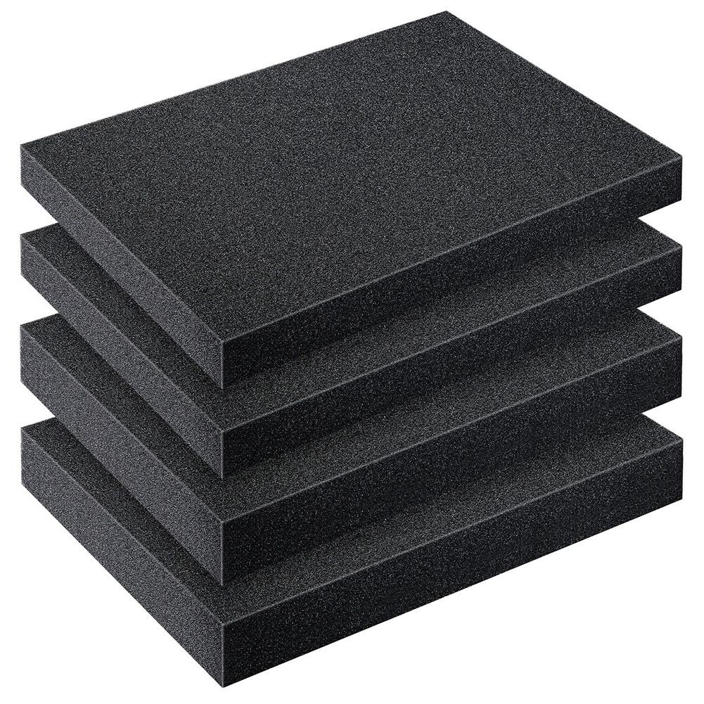 4 Pcs Cuttable Polyurethane Foam Pads Foam Sheets Craft Foam Tool Box Foam8187