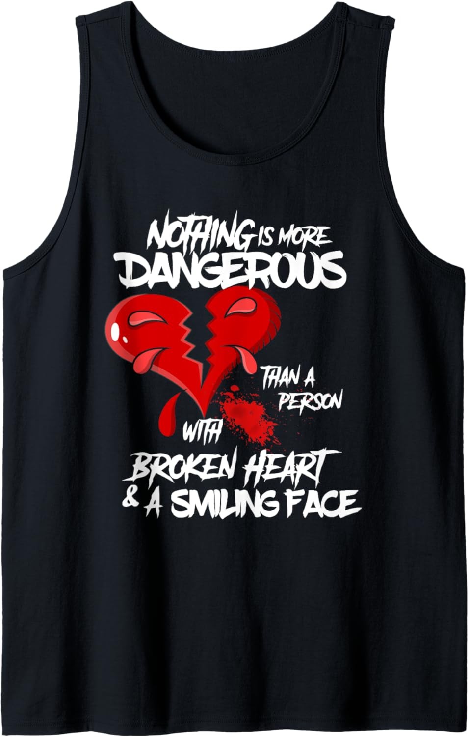 Funny Break Up Gifts For Her Broken Heart Valentines Day Tank Top