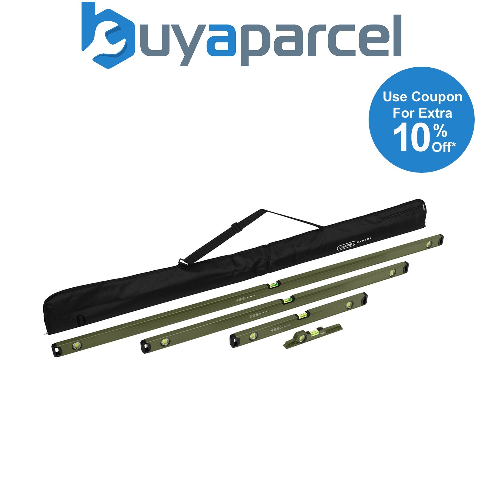 Draper 29056 Draper Expert Box and Boat Spirit Level Set (4 Piece)