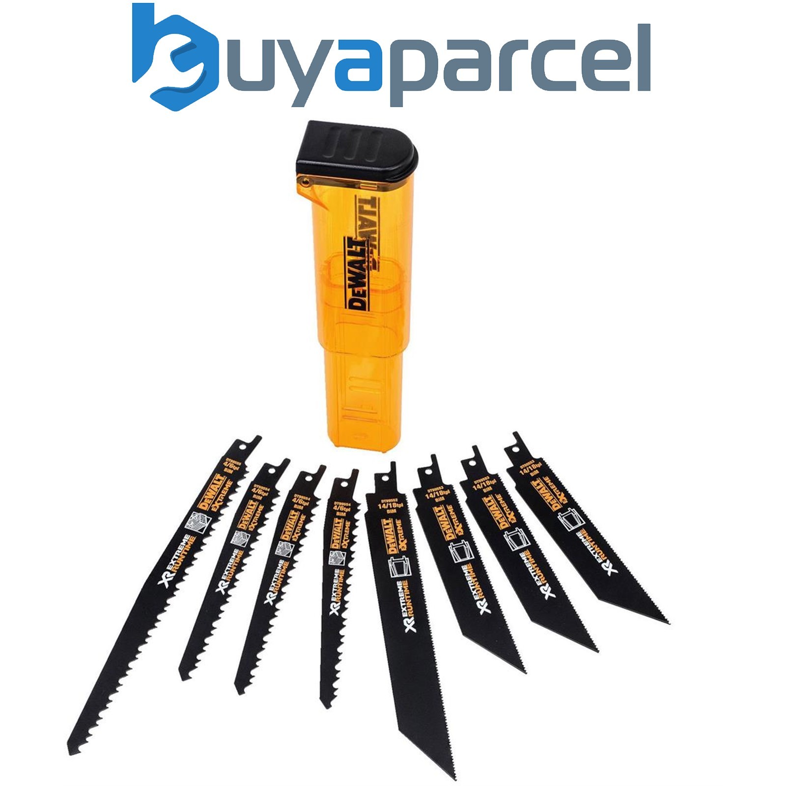 DeWalt DT99551 Flexvolt Xtreme Runtime 8 Piece Reciprocating Sabre Saw Blade Set