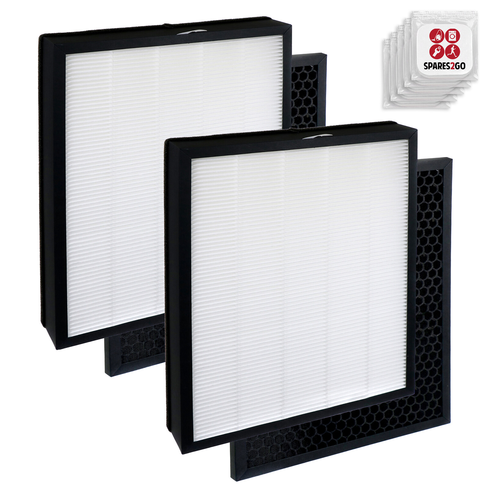 HEPA Filter for PHILIPS AC2889 AC2887 AC3829 Purifier FY2422 FY2420 x 2 + Fresh
