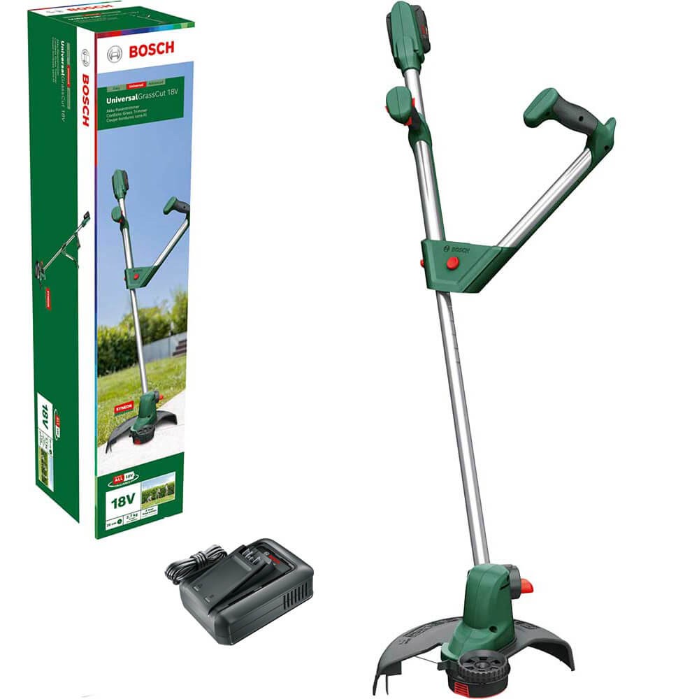 Bosch UNIVERSALGRASSCUT 18V-26 P4A 18v Cordless Grass Trimmer Edger 260mm 1 x 4a