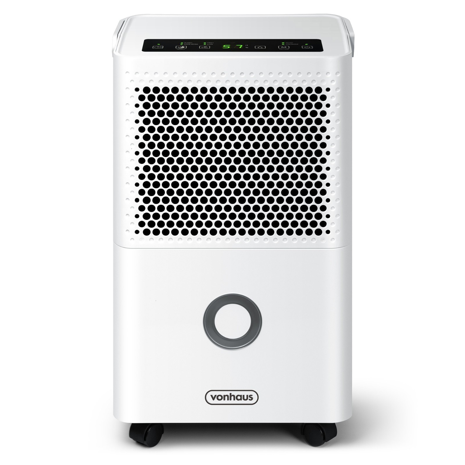 VonHaus Dehumidifier 12L/Day, 1.5L Water Tank, For Laundry Drying & More