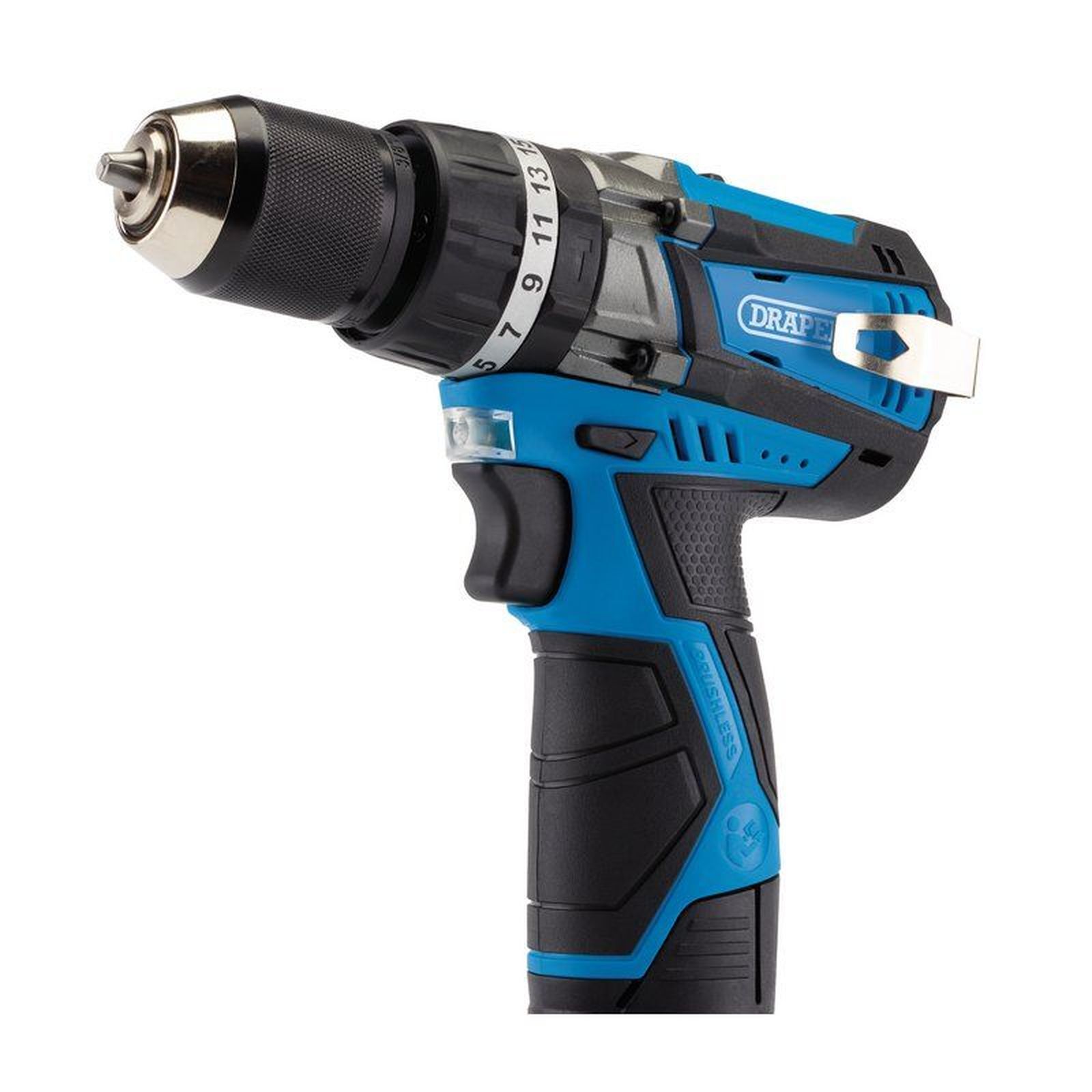 Draper 12V Brushless Combi Drill (Sold Bare) - 03862