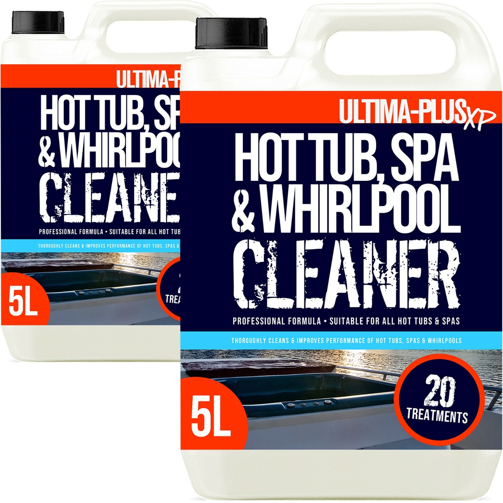 Ultima Hot Tub Spa Whirlpool Cleaner Bath Internal Cleaning Chemical 10L