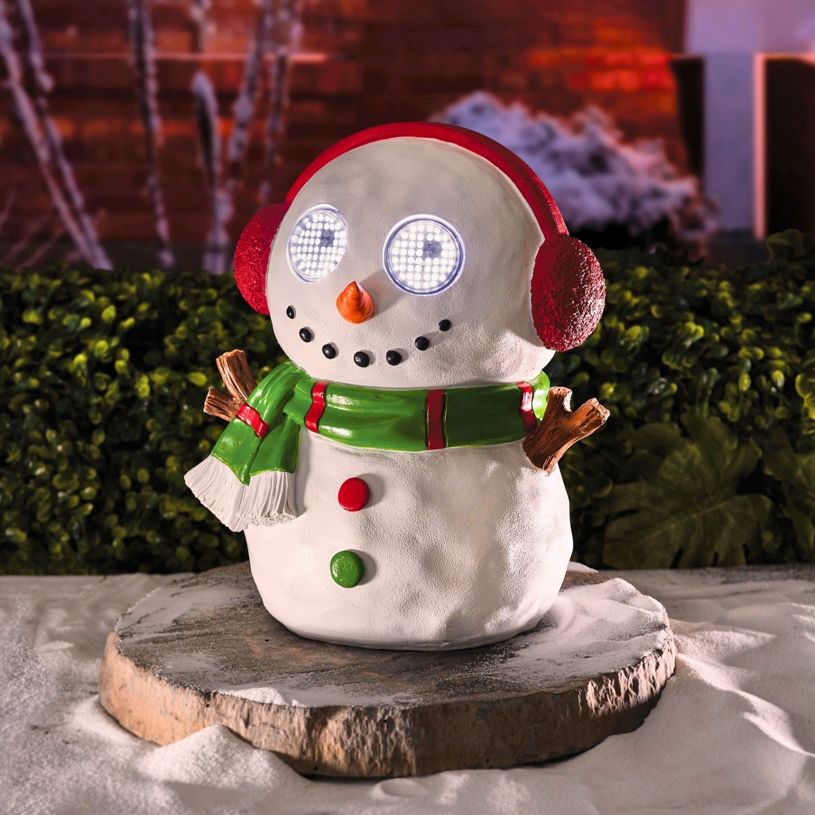 Christmas LED Snowman Decoration Light Up Frosty Outdoor Xmas Decor Garden Home