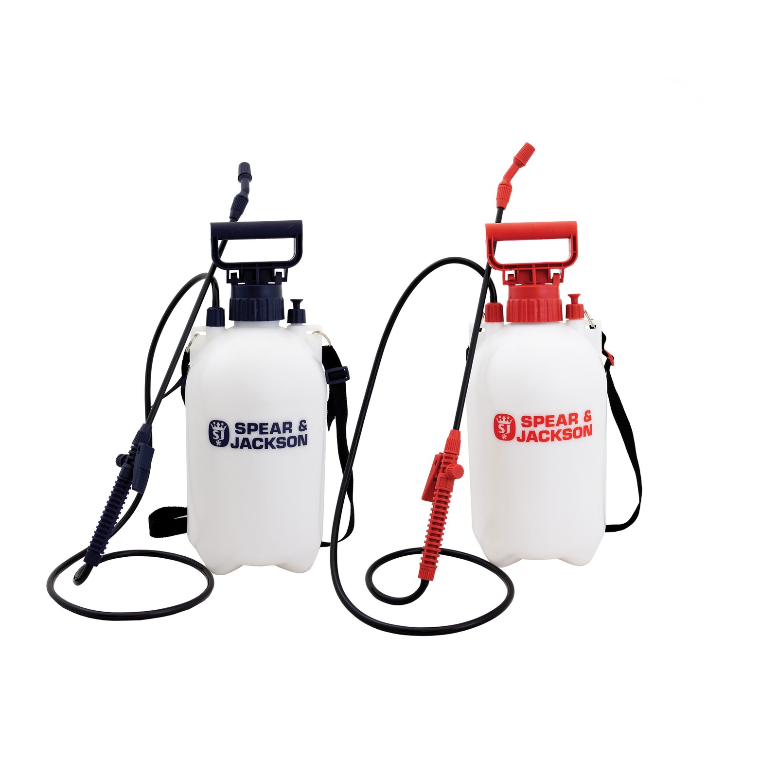 Spear & Jackson 5 Lt Pump Action Pressure Sprayer Twin Pack For Garden Use