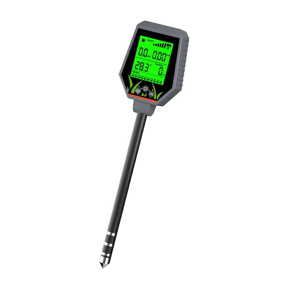 6-In-1 Soil Tester Meter/EC/Light Intensity/Fertility Temperature and4491