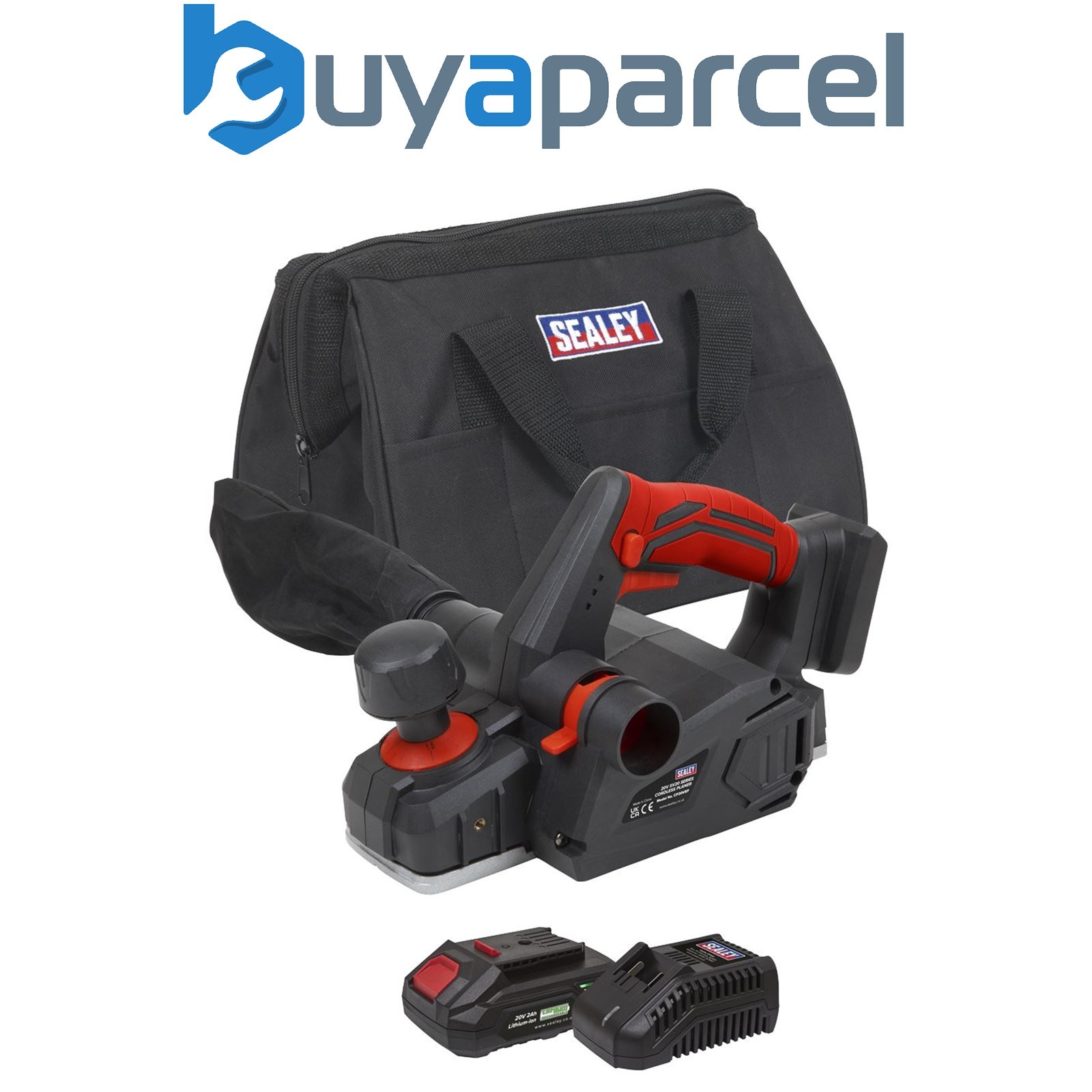 Sealey CP20VEPKIT1 SV20 Series Cordless Planer Kit 20V 2Ah