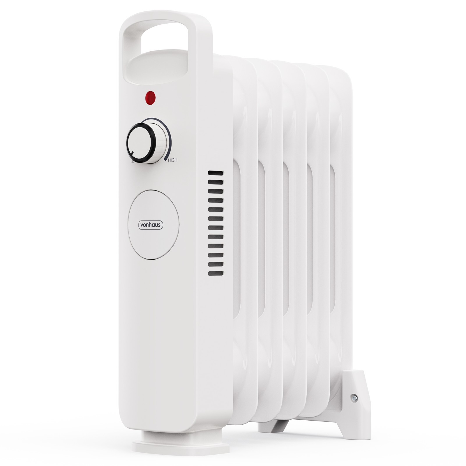 VonHaus Oil Filled Radiator 6 Fin, Oil Heater Portable Electric Free Standing
