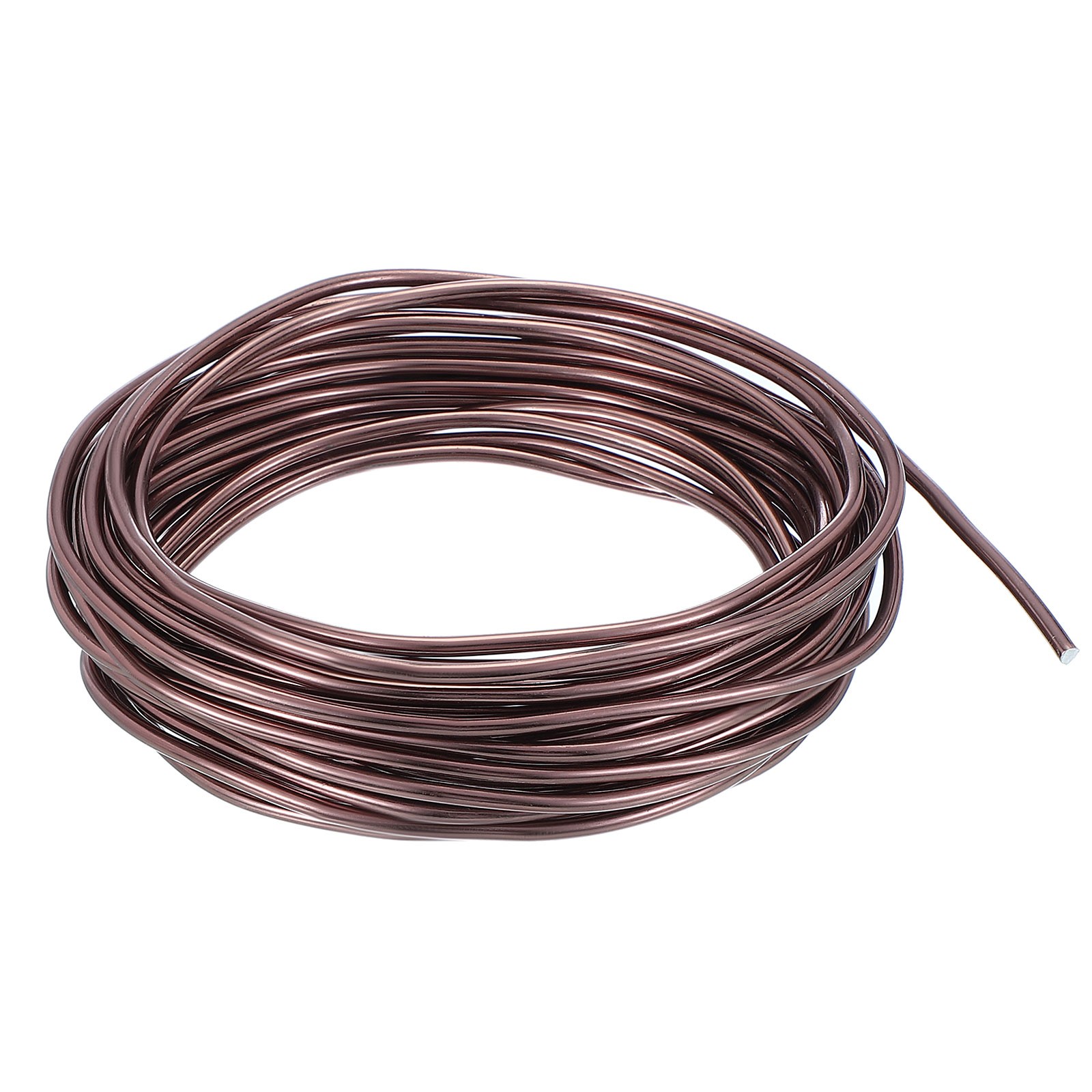 1Roll 4mm Bonsai Training Wire Anodized Aluminum Floral Stems Wires Brown