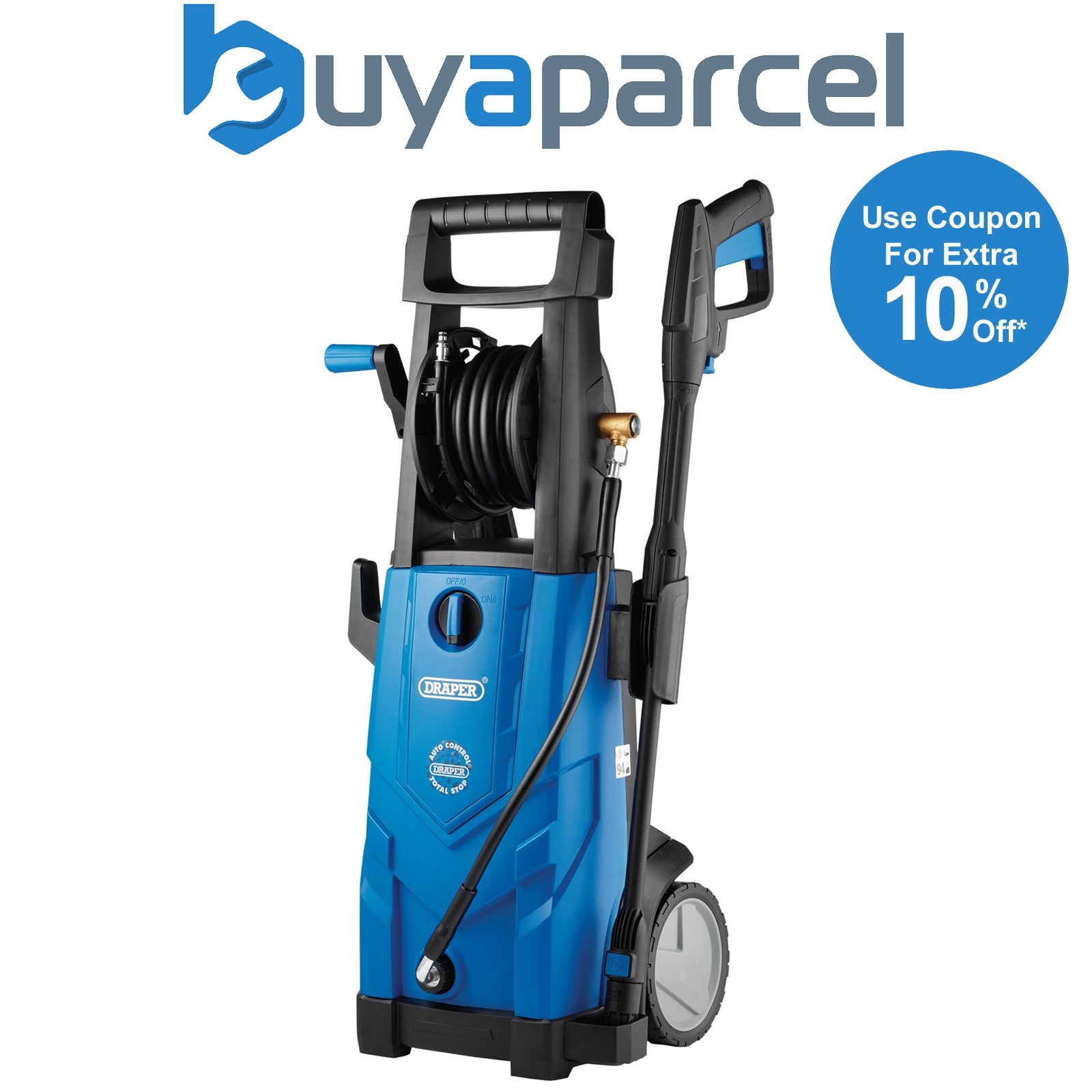 Draper 98677 Pressure Washer, 2200W, 165bar