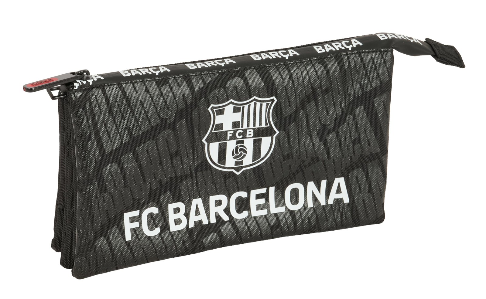 F. C. BARCELONA – Triple Pencil Case, Children's Pencil Case, Ideal for School A