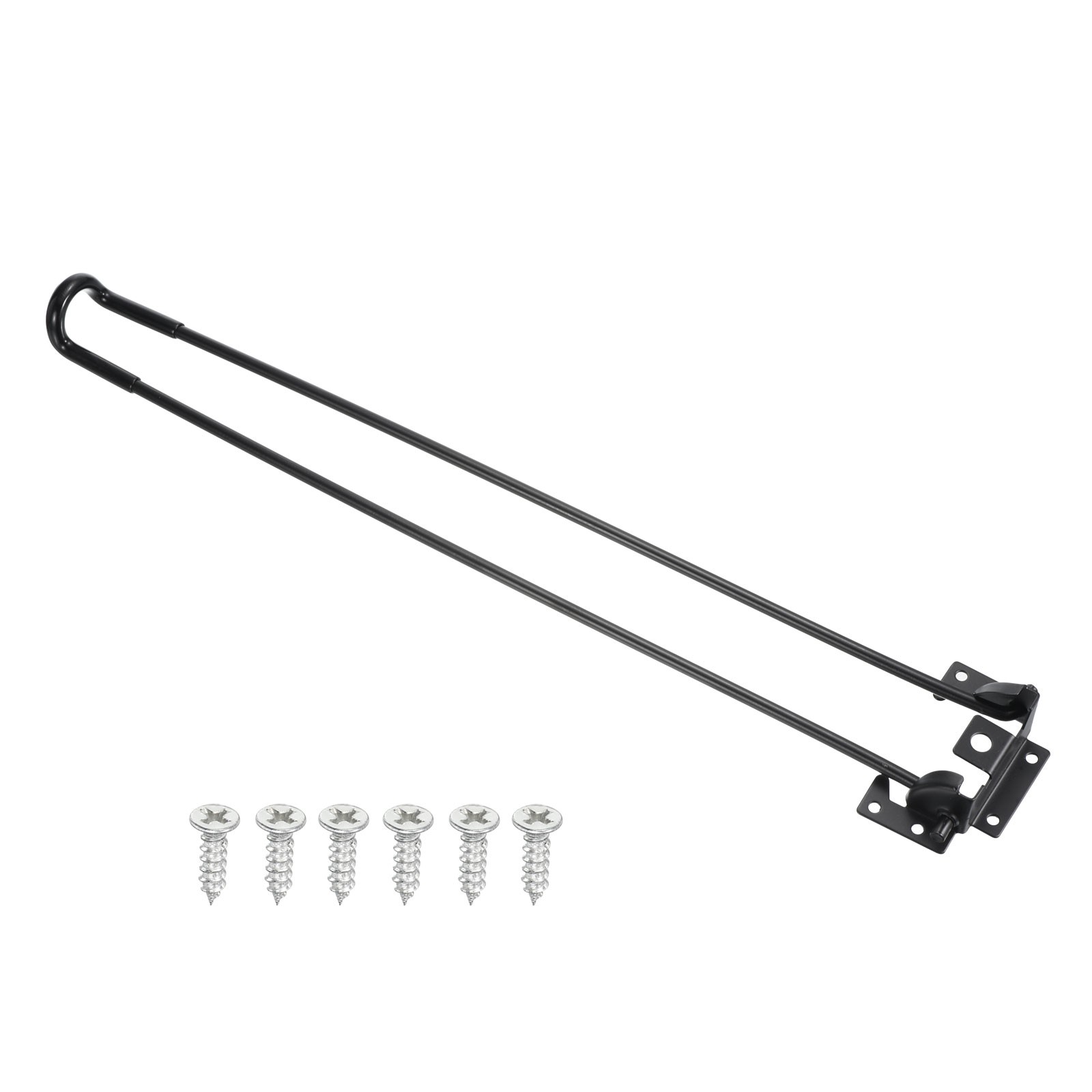 4pcs Foldable Hairpin Legs, 20.5" Length Metal Coffee Table Furniture Leg, Black