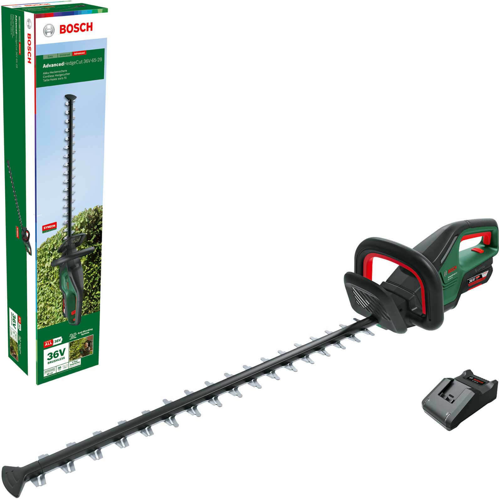 Bosch ADVANCEDHEDGECUT 36V-65 36v Cordless Brushless Hedge Trimmer 650mm 1 x 4ah