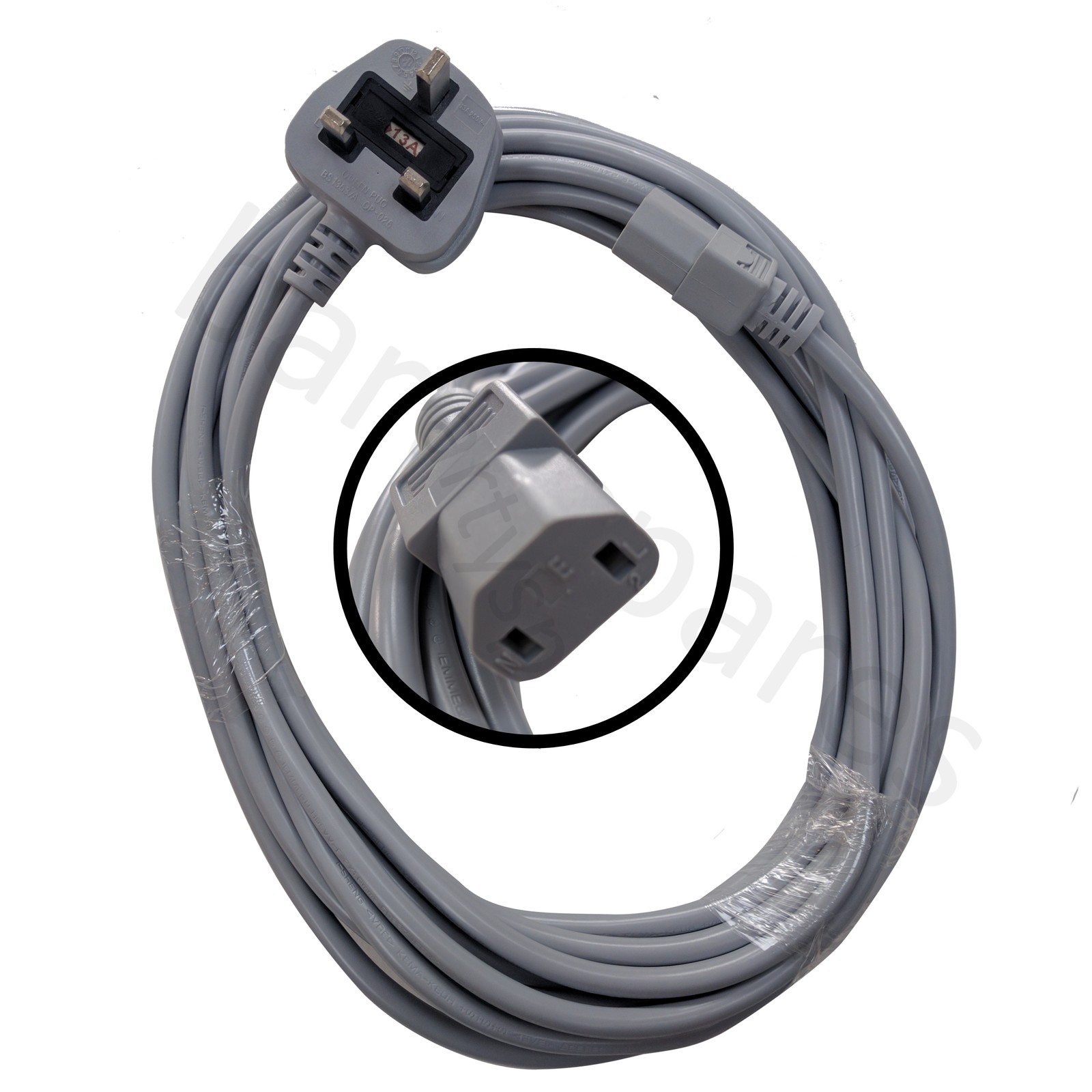 Cable Mains Lead Flex For NILFISK Vacuum Cleaner hoover UK Specification 7m