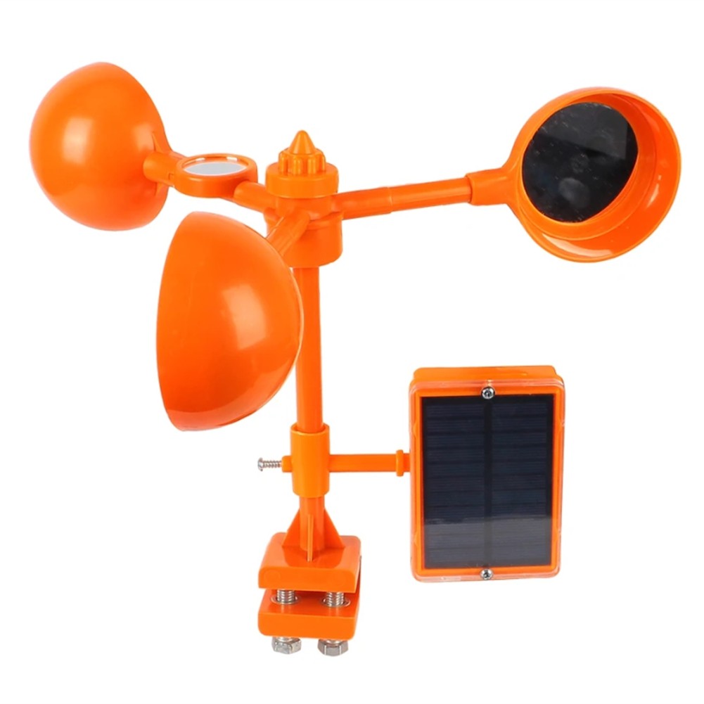 Garden Vegetable Patch Ultrasonic Solar Bird Repeller 360 Degree Rotating5590