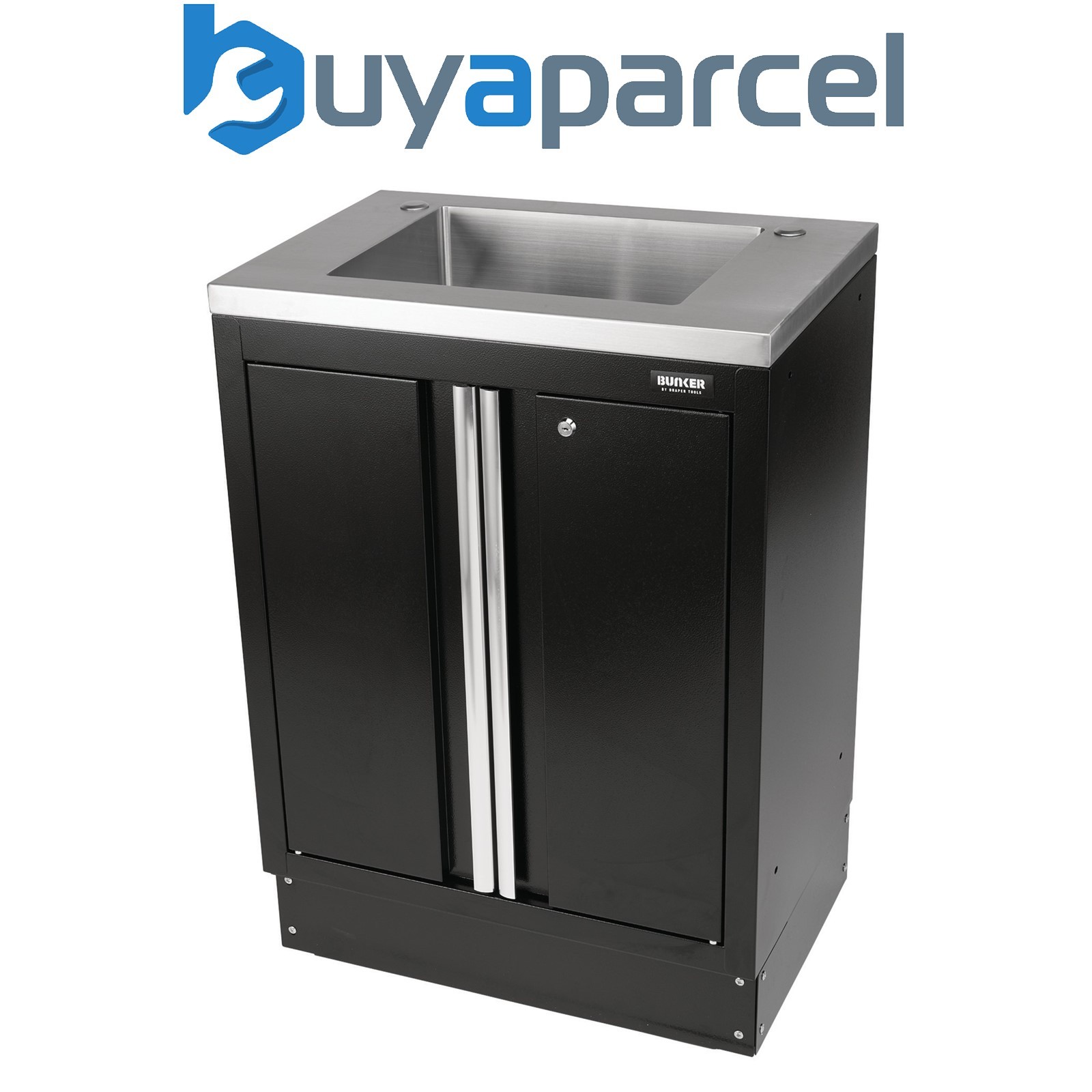 Draper 31034 BUNKER Modular Floor Cabinet with Sink, 2 Door, 680mm