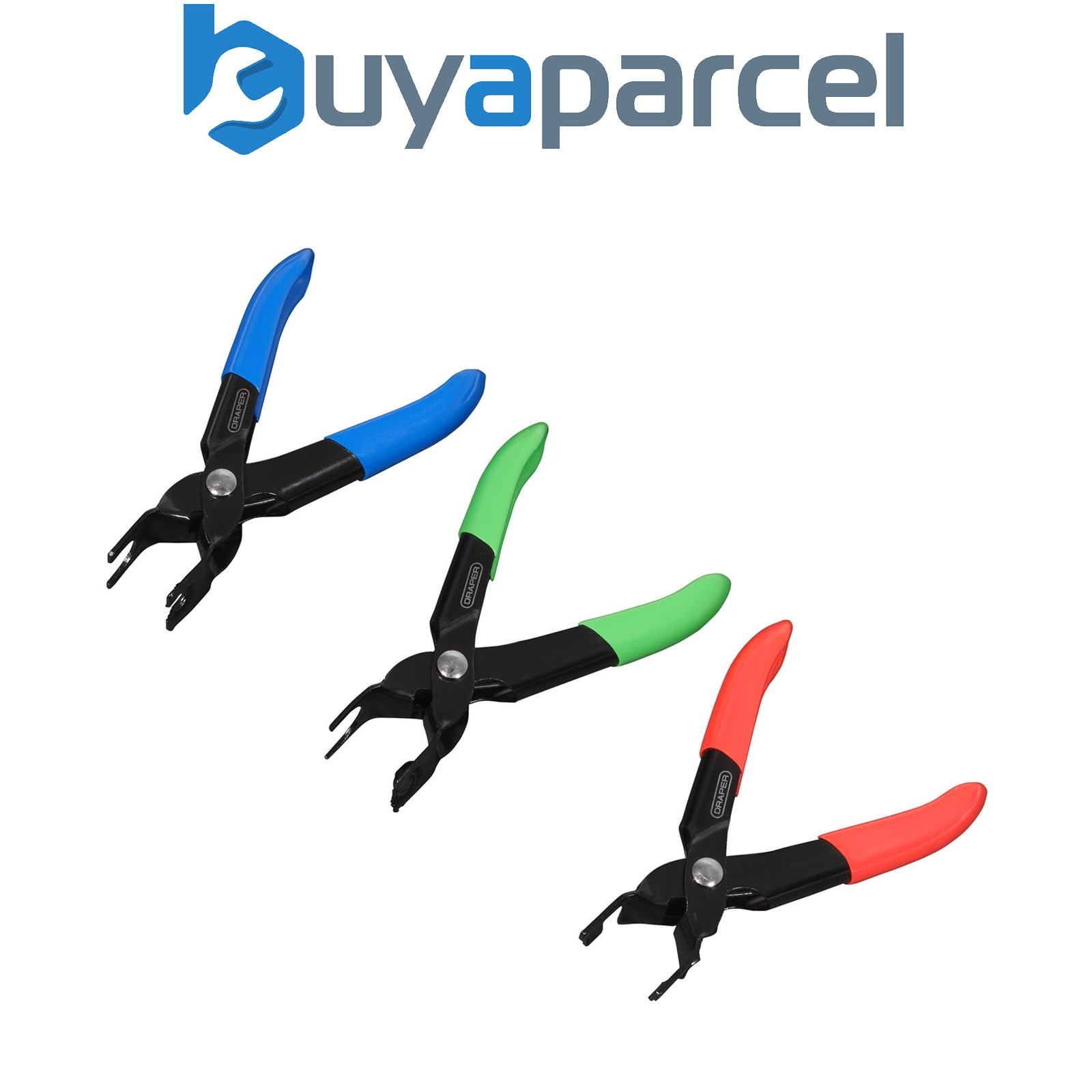 Draper 28625 Coolant and Fuel Pipe Pliers Set (3 Piece)