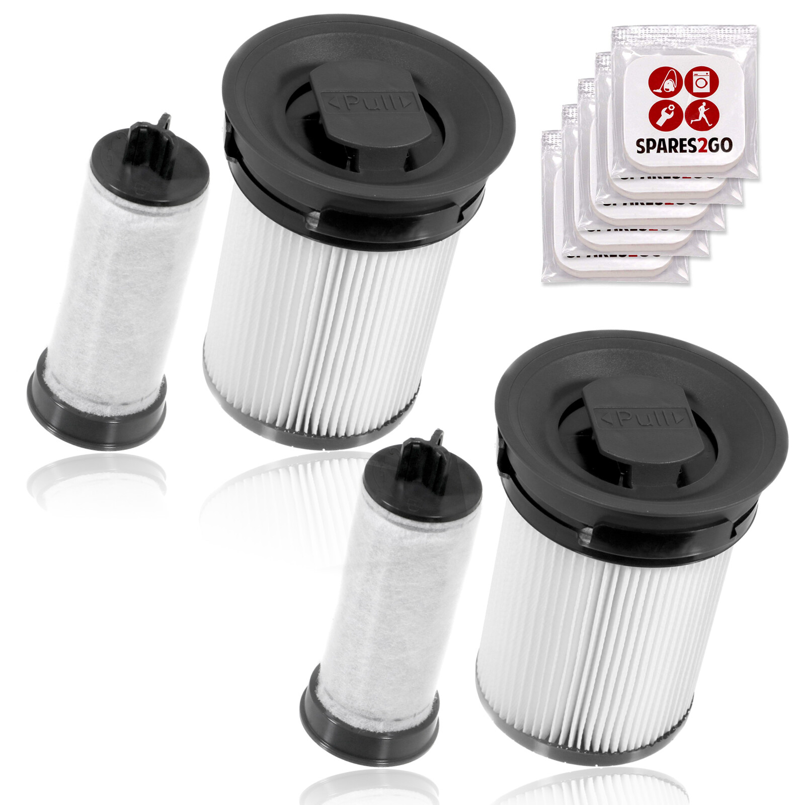 Filter for MIELE Triflex HX1 FSX HX FSF 11385020 vacuum x 2 + Fresh