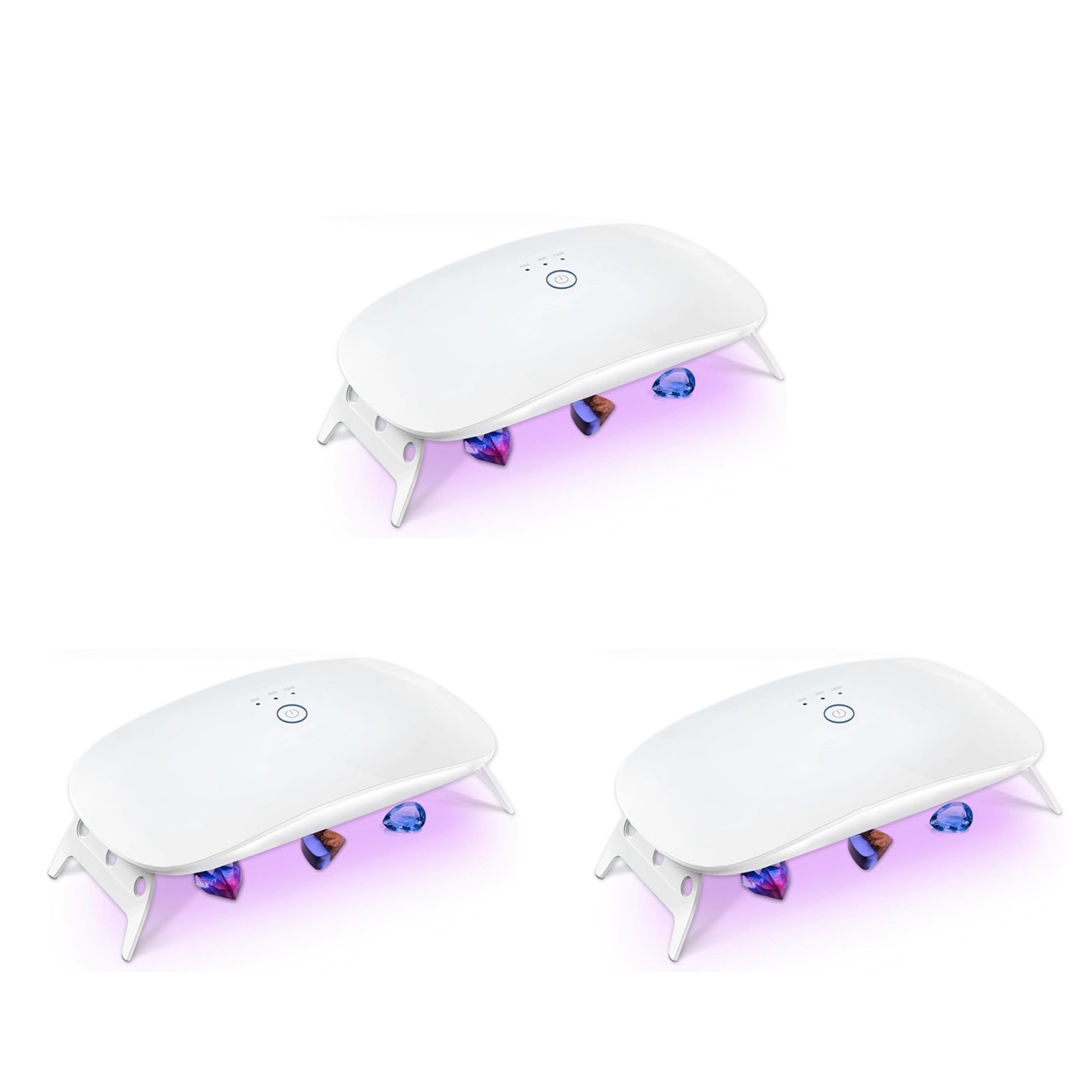 3X UV Light for Resin, Foldable UV Resin Ligh, Portable & Fast Curing1042