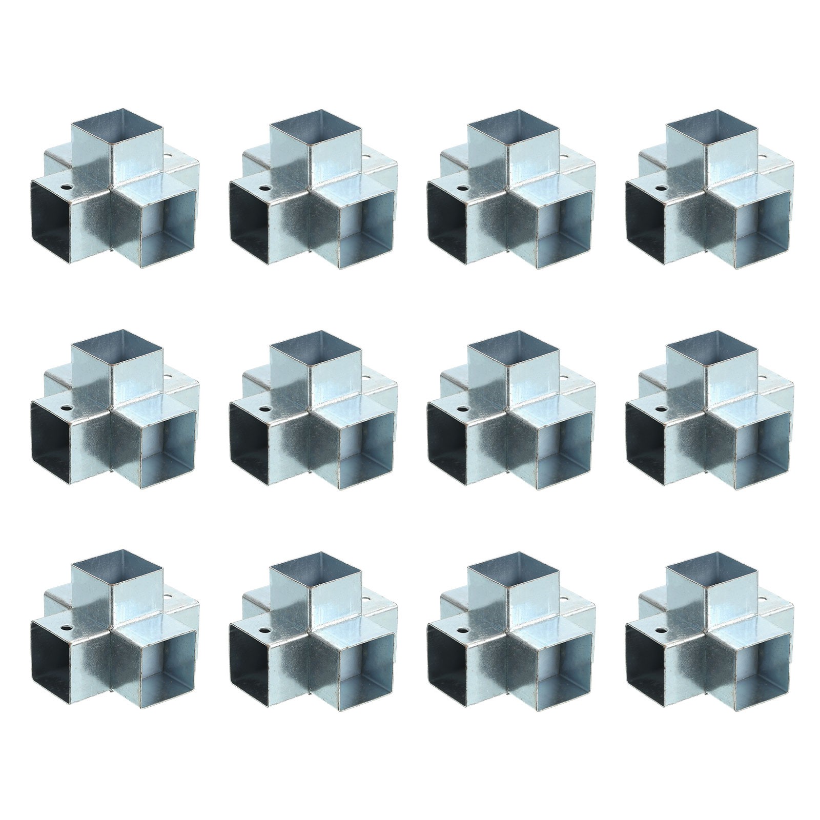 5-Way Gazebo Brackets Kit, Angle Bracket for 1.3" x 1.3" Lumber (12 Pack)