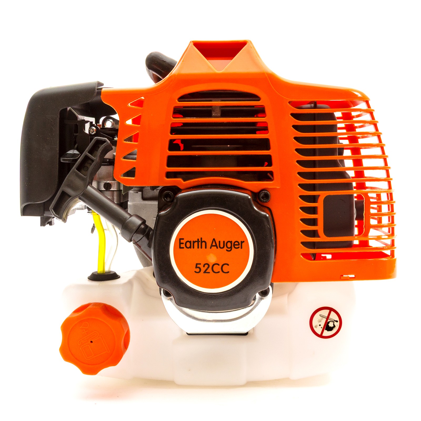 Earth Auger 52cc Petrol 2 Stroke Pull Start Engine 2HP Post Hole Borer Digger