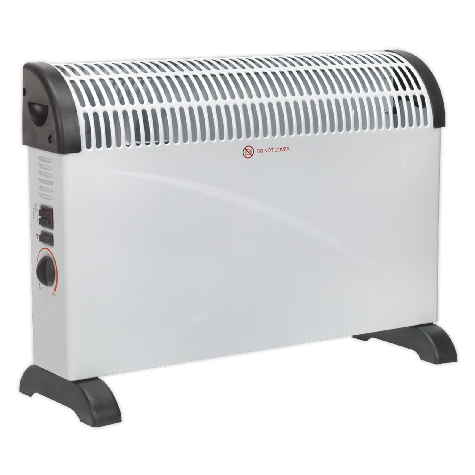 Sealey Convector Heater 2000W 3 Heat Settings Thermostat Turbo Fan CD2005T