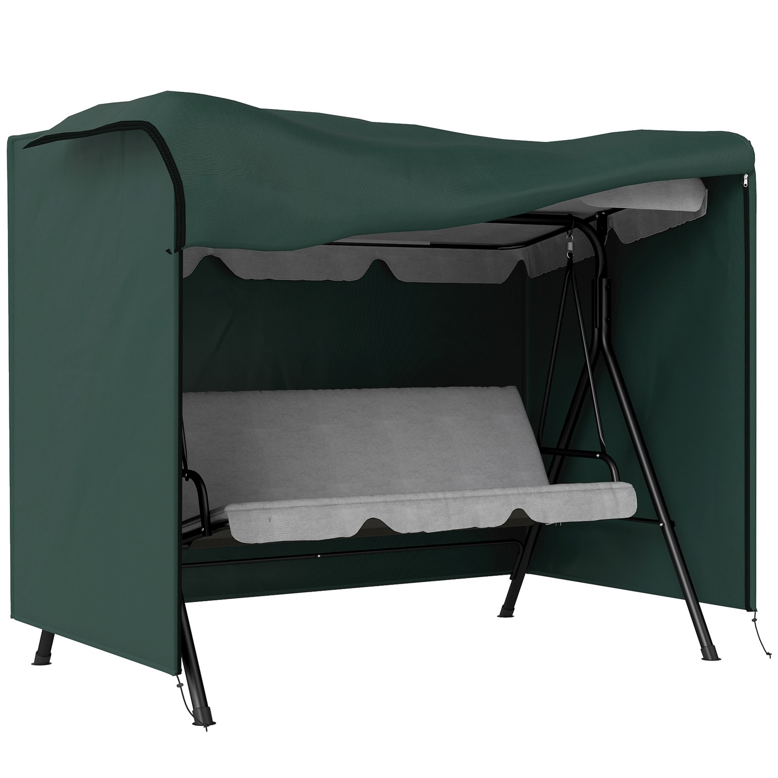 Outsunny Garden Furniture Protector Patio Swing Chair Cover Deep Green
