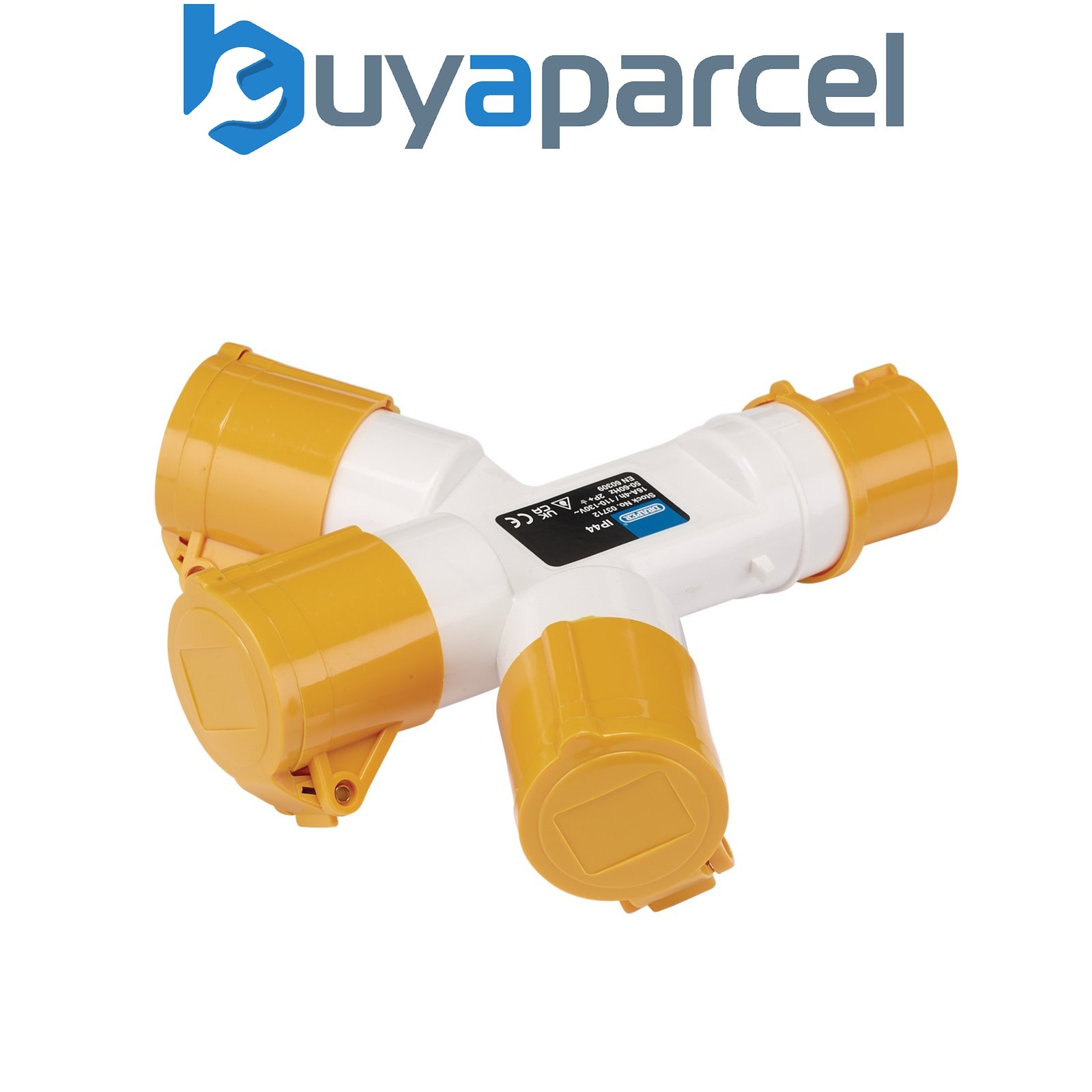 Draper 03712 110V 3-Way Splitter, 16A