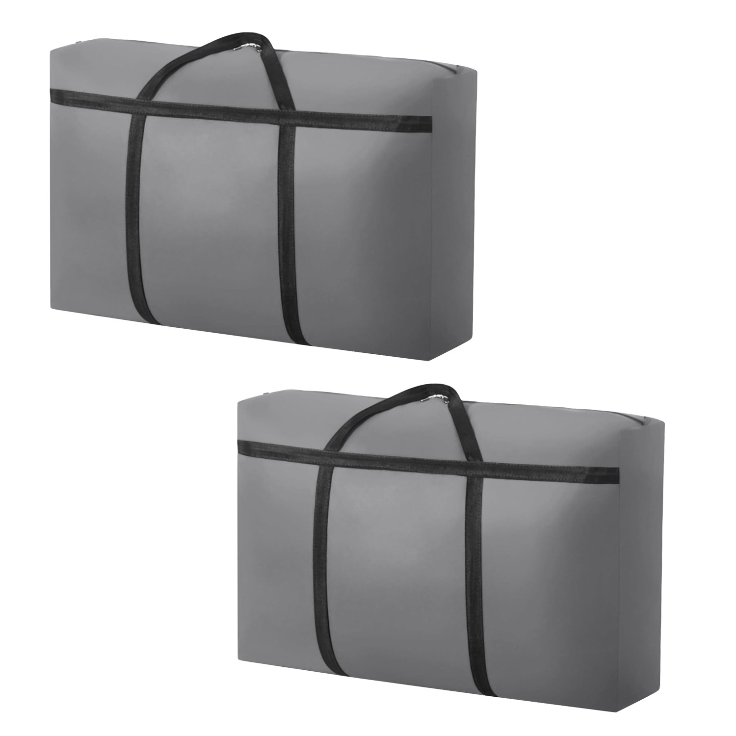 2 Pack Moving Bags Heavy Duty Extra with Strong Zippers, Storage Bag with9049