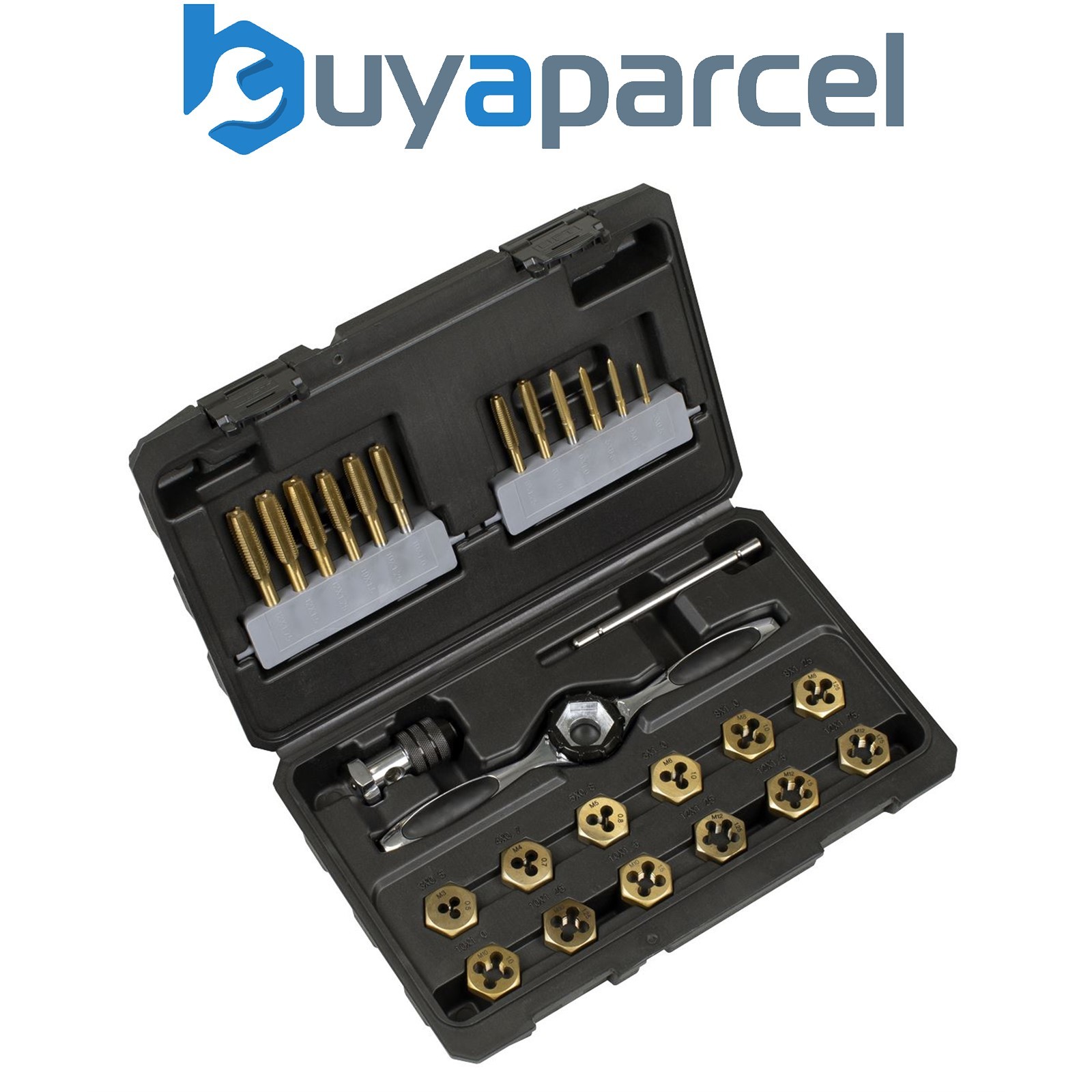 Sealey AK3026 Titanium Coated Hexagonal Tap & Die Set 26pc