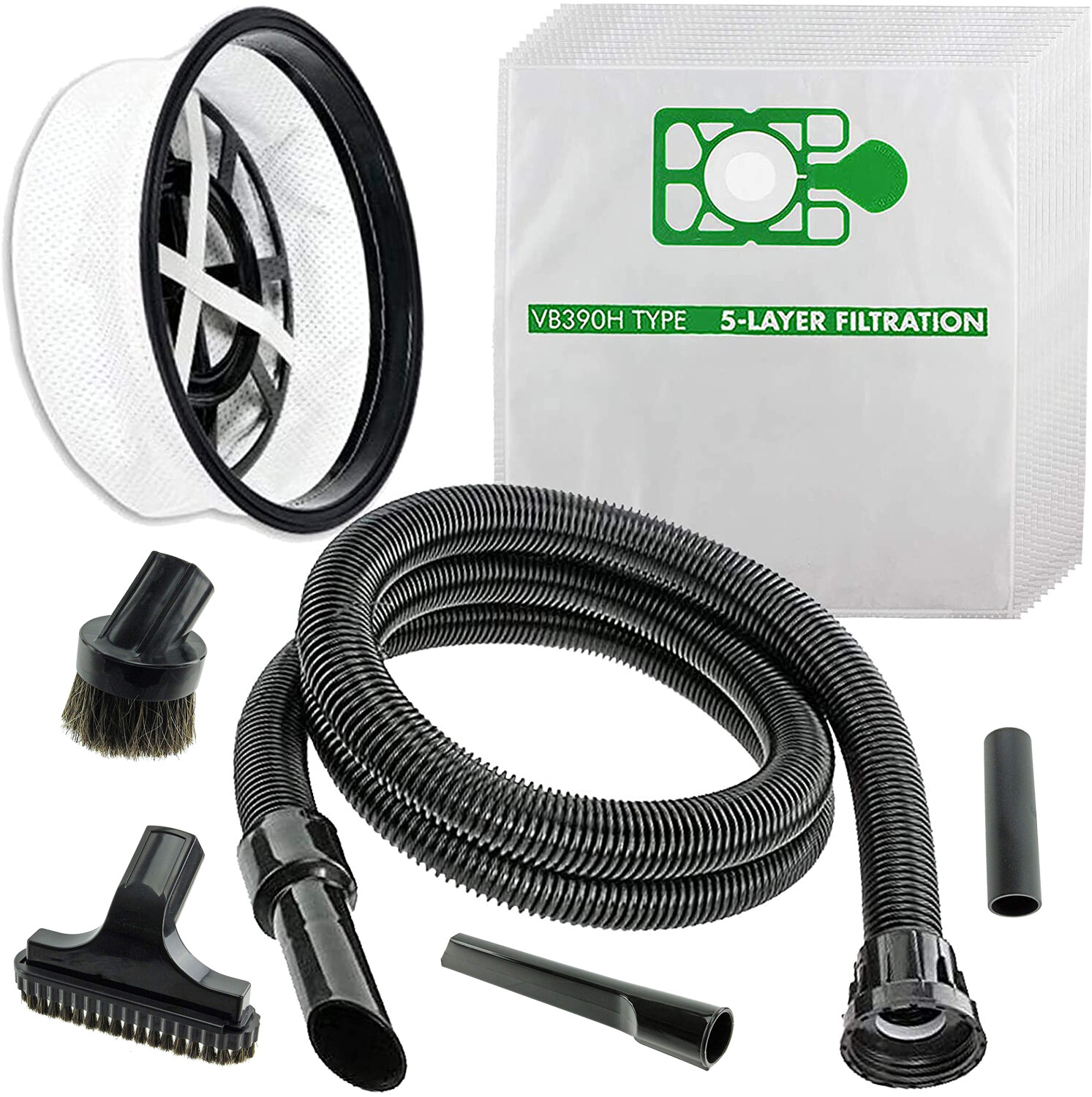 Hose 2.5m Tool Kit Filter Bags x 10 for NUMATIC HENRY HETTY JAMES BASIL Vacuum