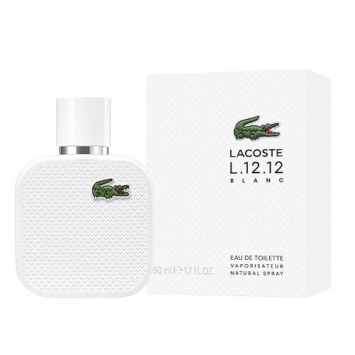 LACOSTE POUR HOMME L.12.12 BLANC 50ML EAU DE TOILETTE SPRAY BRAND NEW & SEALED