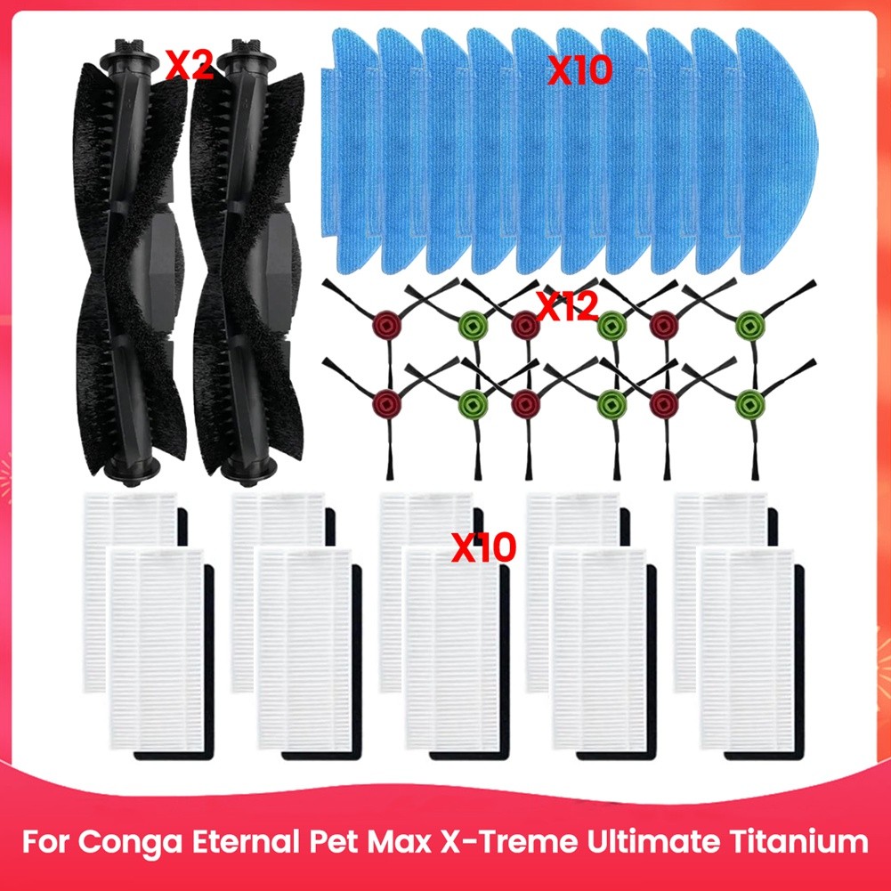 34PCS Brush and Fit for Eternal Pet Max X Treme Ultimate Titanium7399