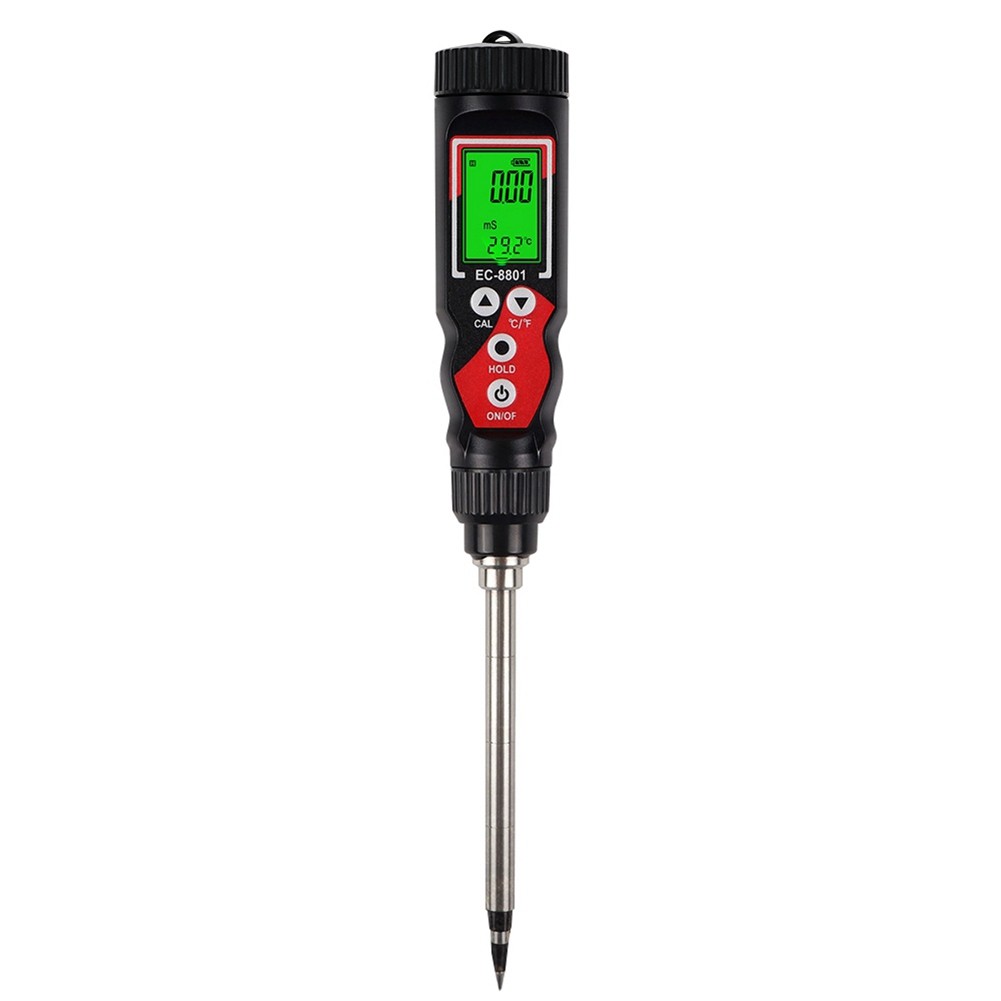 EC Soil Detector Digital EC Temperature Soil Tester Electrical Conductivity5524