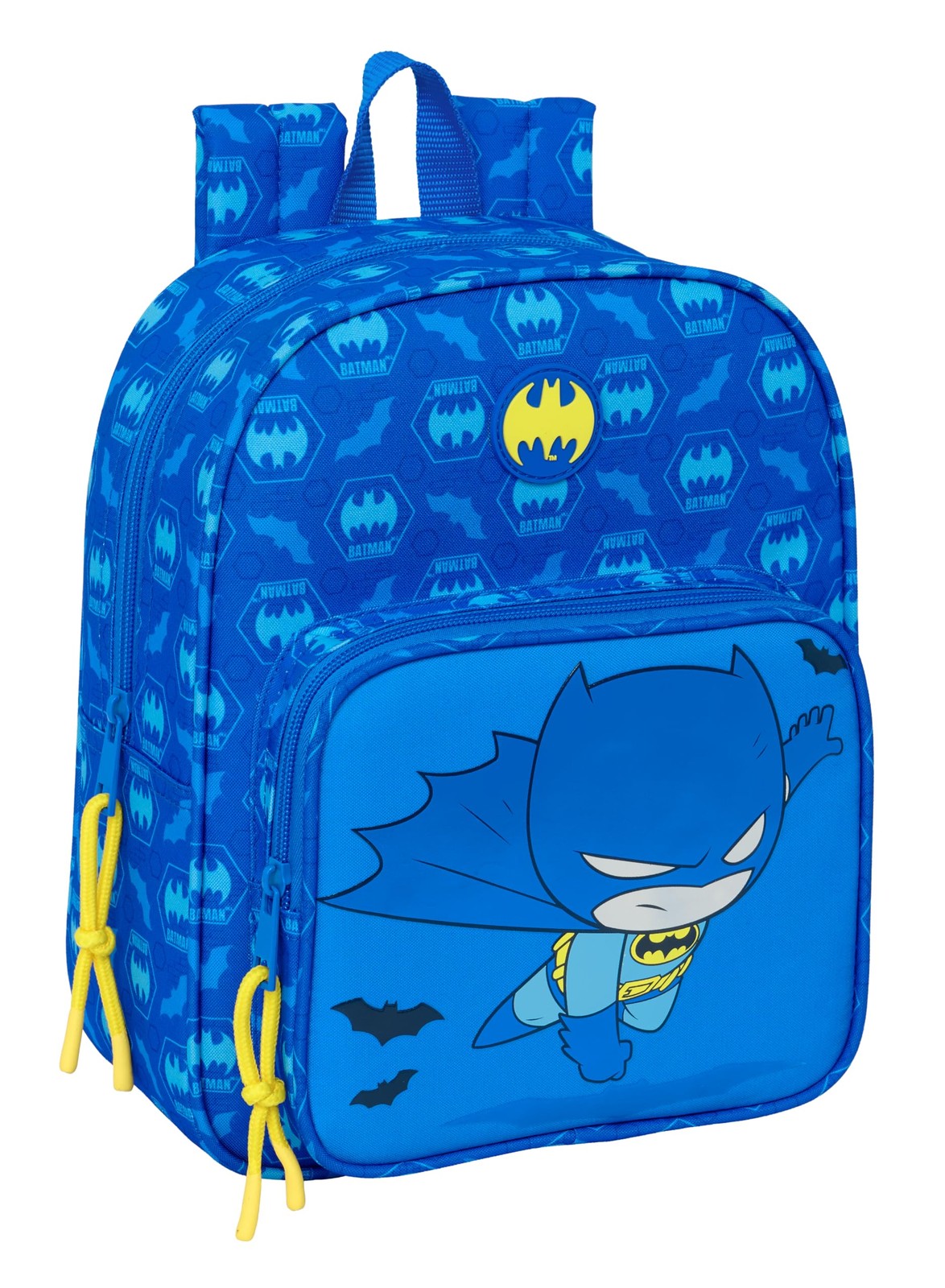 Safta BATMAN PREESCOLAR – Nursery Backpack, Adaptable to Cart, with Pocket, Easy