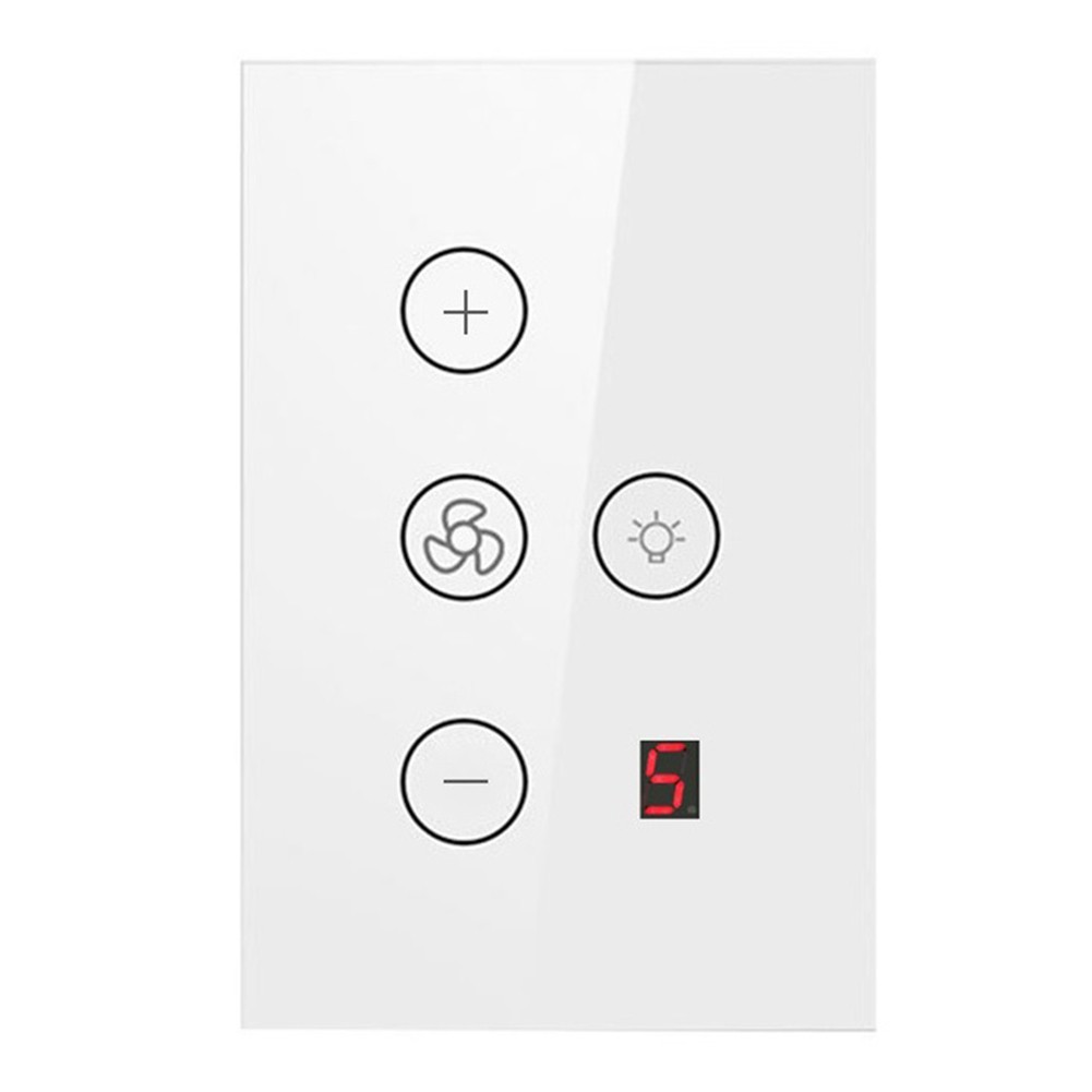 Tuya Wifi Five-Speed Fan Light Thyristor Speed Adjustment Panel Remote4145