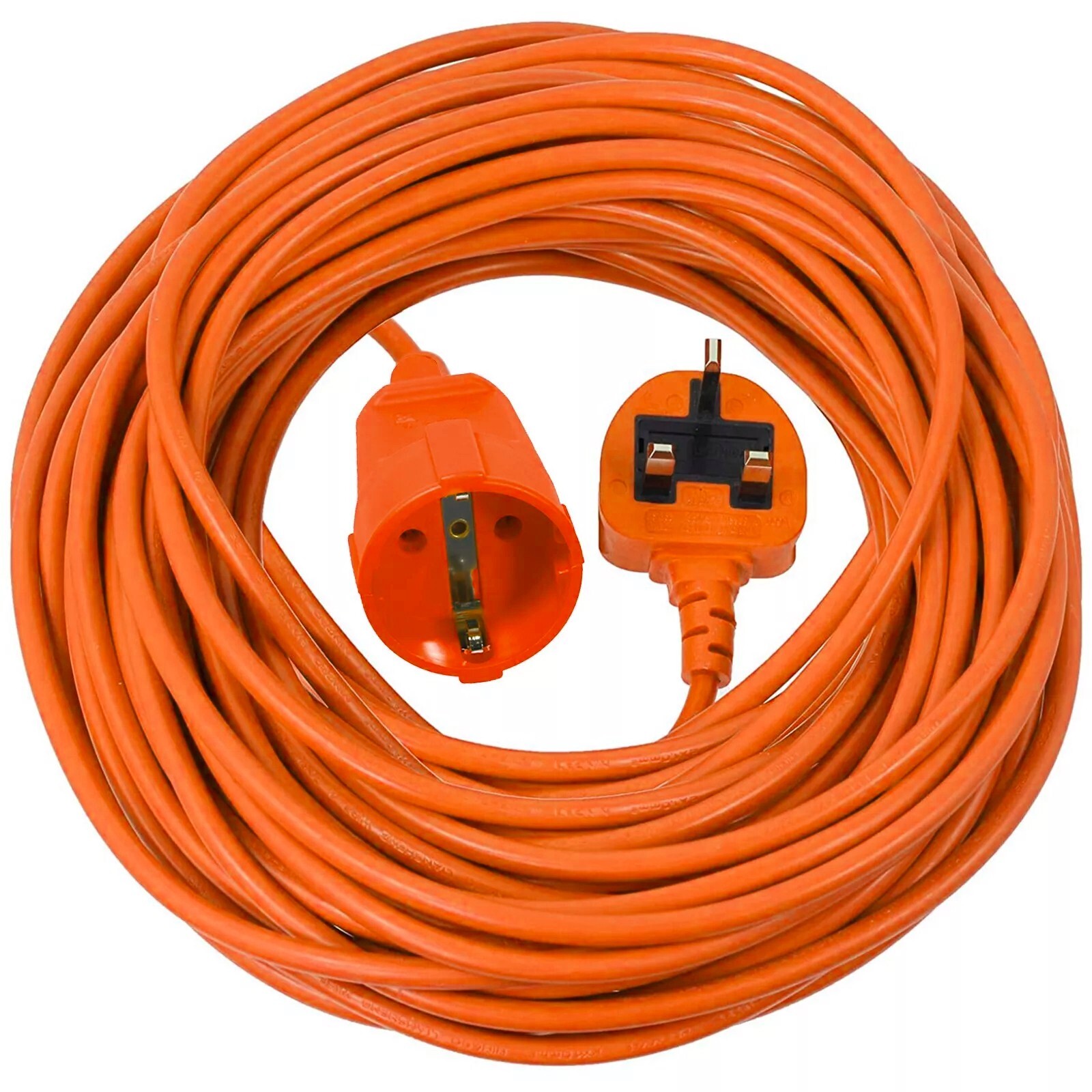 20M Mains Power Cable UK Plug for CHALLENGE GT2317 ME1030M ME1031M Strimmer